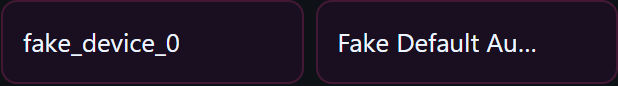 Gerätezeile in der oberen Leiste des Studios showing Kamera / Mikrofon Dropdowns auswählen.